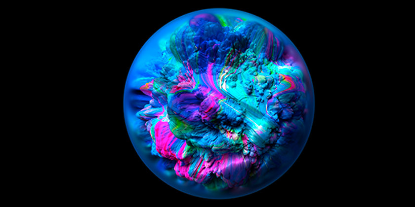 Purple globe